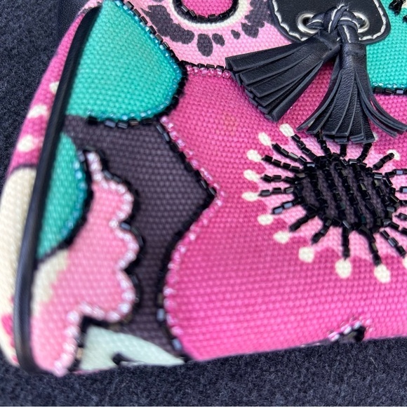 Isabella Fiore Floral Beaded Clutch - Picture 8 of 10